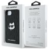 Etui Karl Lagerfeld Monogram Choupette   Head Pin do iPhone 16E / 17E czarny